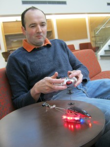 will playing with his heli 006