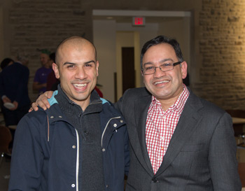 Alex DeSouza (left) and Shantanu Basu