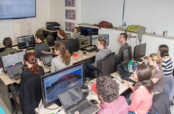 Mission control team.