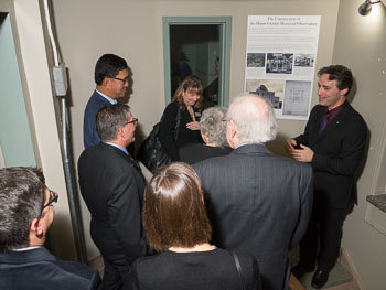 Honored guests continue tour.