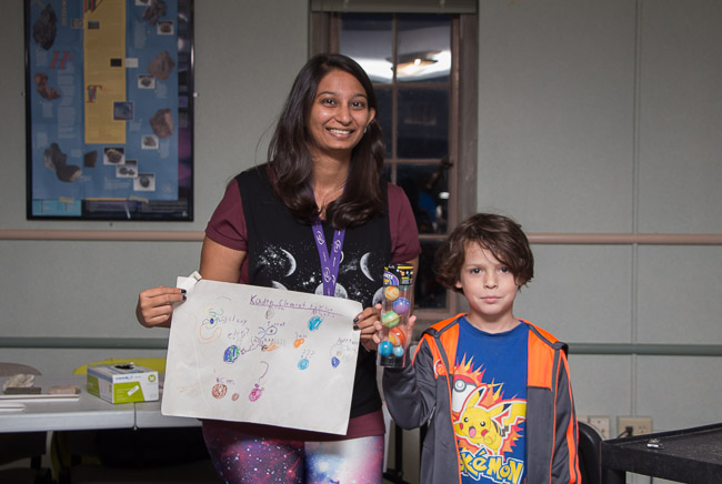 Parshati (left) was a mainstay of the outreach program.