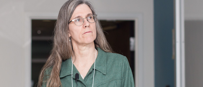 Karen Leighly, of the University of Oklahoma, gave the keynote presentation.