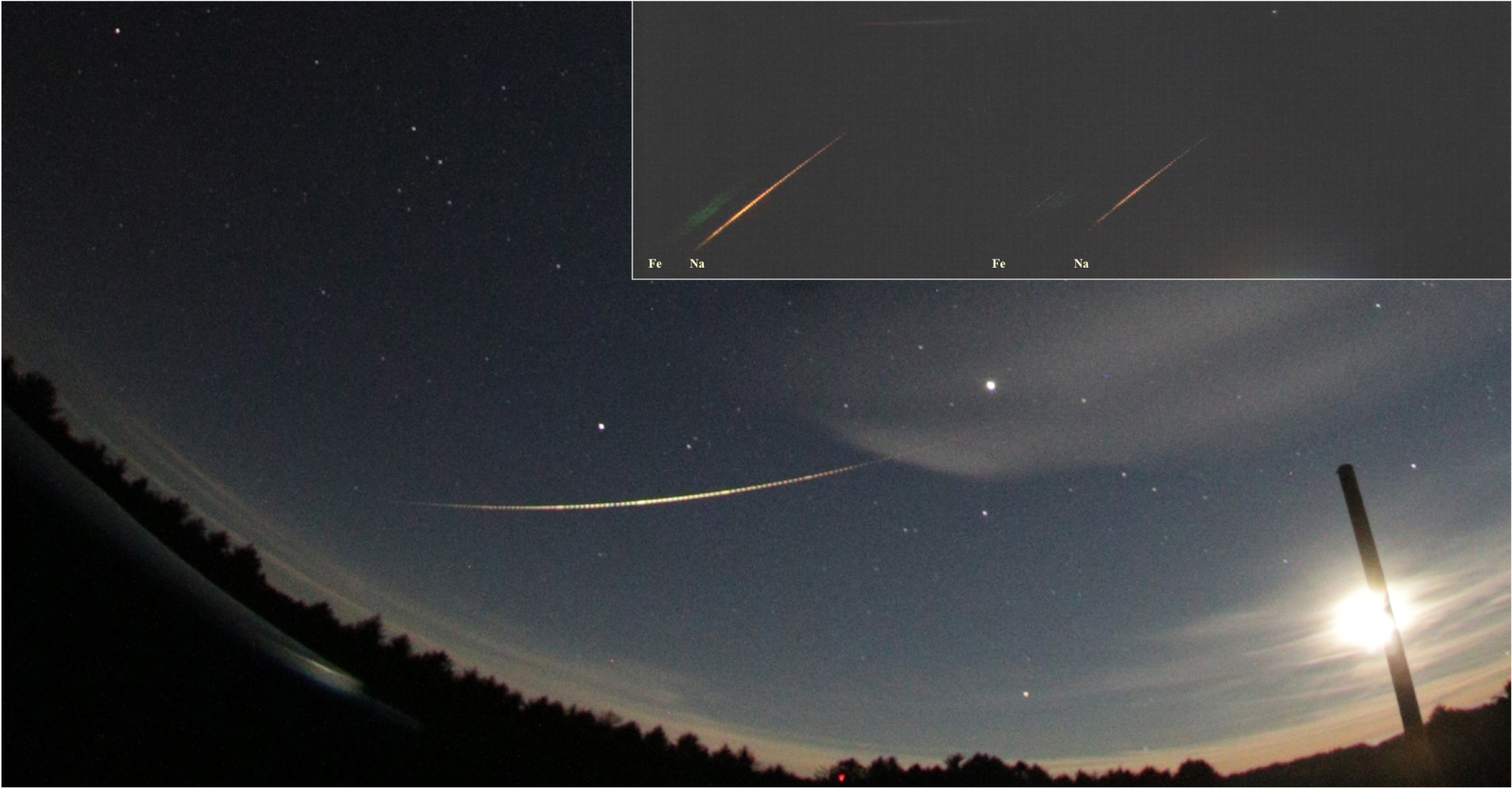 2014 fireball image captured by European Fireball Network.